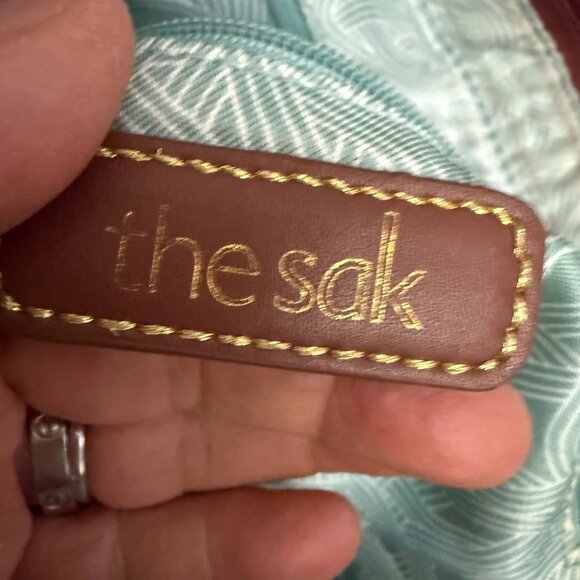 The Sak Women Silverlake Hobo Shoulder Bag  Patchwork Leather Cabernet Burgundy - Picture 7 of 10